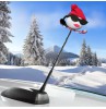 Coolballs Cool Half Pipe Hottie Snowboarder Car Antenna Topper / Cute Dashboard Accessory 